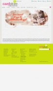How cardstore.com looks like on a mobile device such as an iPhone.