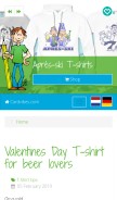 How cardvibes.com looks like on a mobile device such as an iPhone.