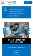 How care1st.com looks like on a mobile device such as an iPhone.