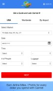 How carmellimo.com looks like on a mobile device such as an iPhone.