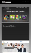How carolinablanton.com looks like on a mobile device such as an iPhone.