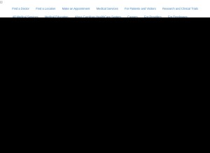 How carolinas.org looks like on a tablet such as an iPad.