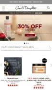 How carolsdaughter.com looks like on a mobile device such as an iPhone.
