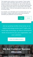 How carouselindustries.com looks like on a mobile device such as an iPhone.