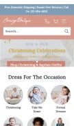 How carriageboutique.com looks like on a mobile device such as an iPhone.