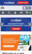 How carrierenterprise.com looks like on a mobile device such as an iPhone.