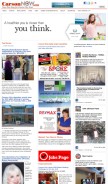 How carsonnow.org looks like on a mobile device such as an iPhone.