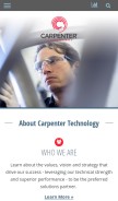 How cartech.com looks like on a mobile device such as an iPhone.