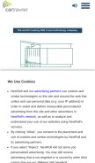 How cartrawler.com looks like on a mobile device such as an iPhone.