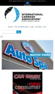 How carwash.org looks like on a mobile device such as an iPhone.