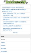 How carwashmag.com looks like on a mobile device such as an iPhone.