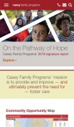 How casey.org looks like on a mobile device such as an iPhone.
