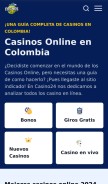 How casinos24.co looks like on a mobile device such as an iPhone.