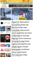 How castanet.net looks like on a mobile device such as an iPhone.