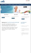 How castmm.com looks like on a mobile device such as an iPhone.