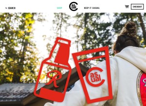 How casualindustrees.com looks like on a tablet such as an iPad.