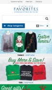 How catalogfavorites.com looks like on a mobile device such as an iPhone.