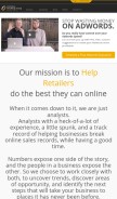 How catchmarketingservices.com looks like on a mobile device such as an iPhone.