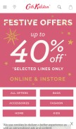 How cathkidston.com looks like on a mobile device such as an iPhone.
