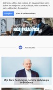 How catholique.fr looks like on a mobile device such as an iPhone.