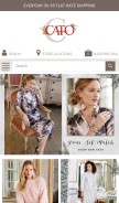How catofashions.com looks like on a mobile device such as an iPhone.