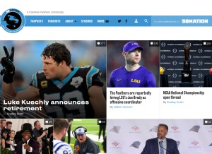 How catscratchreader.com looks like on a tablet such as an iPad.