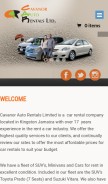 How cavanorautorentals.com looks like on a mobile device such as an iPhone.