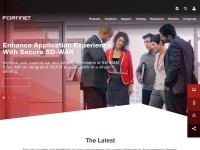 Desktop screenshot for fortinet.com