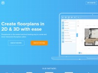 Desktop screenshot for floorplanner.com