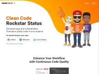 Desktop screenshot for sonarcloud.io