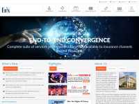 Desktop screenshot for ebix.com