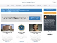 Desktop screenshot for iowasexoffender.gov