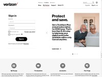 Desktop screenshot for verizon.net