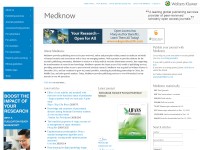 Desktop screenshot for medknow.com