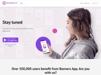 Desktop screenshot for bannersapp.com