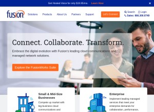 How cbeyond.net looks like on a tablet such as an iPad.