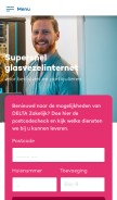 How cbizz.nl looks like on a mobile device such as an iPhone.