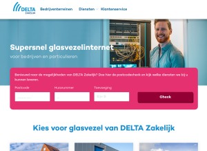 How cbizz.nl looks like on a tablet such as an iPad.