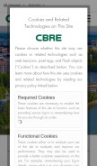 How cbre.fi looks like on a mobile device such as an iPhone.