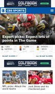 How cbssports.com looks like on a mobile device such as an iPhone.