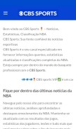 How cbssports.vip looks like on a mobile device such as an iPhone.