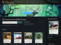 Desktop screenshot for mtgcardsmith.com