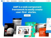 Desktop screenshot for ampproject.com