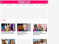Desktop screenshot for promiflash.de