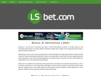Desktop screenshot for lsbetbonus.com