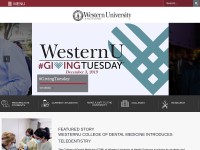 Desktop screenshot for westernu.edu