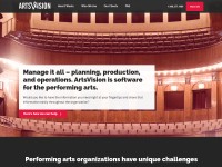 Desktop screenshot for artsvision.net