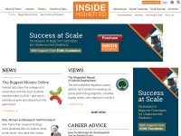 Desktop screenshot for insidehighered.com