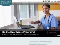 Desktop screenshot for westcoastuniversity.edu