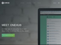 Desktop screenshot for onehub.com